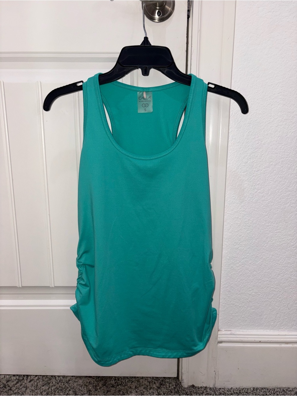 CALIA by Carrie Underwood Teal Scoop Neck Racerback Tank